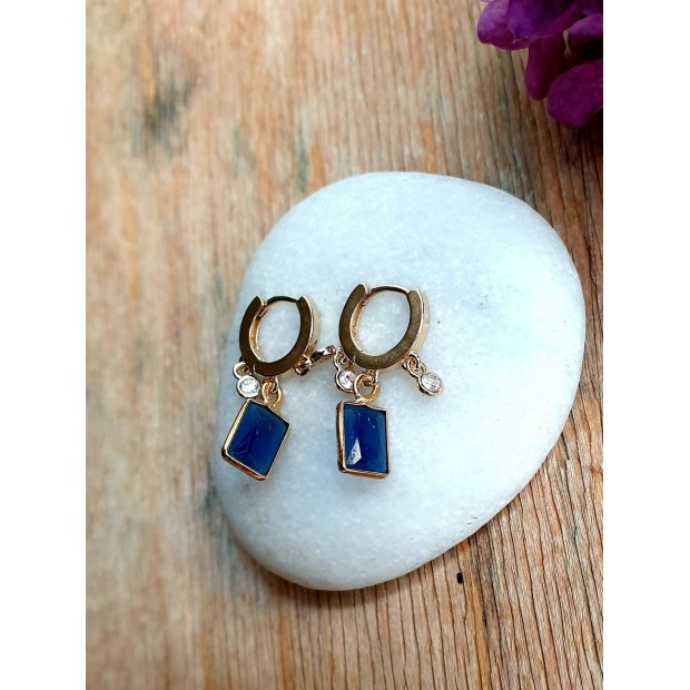 Hanka IN auskarai su safyrais
